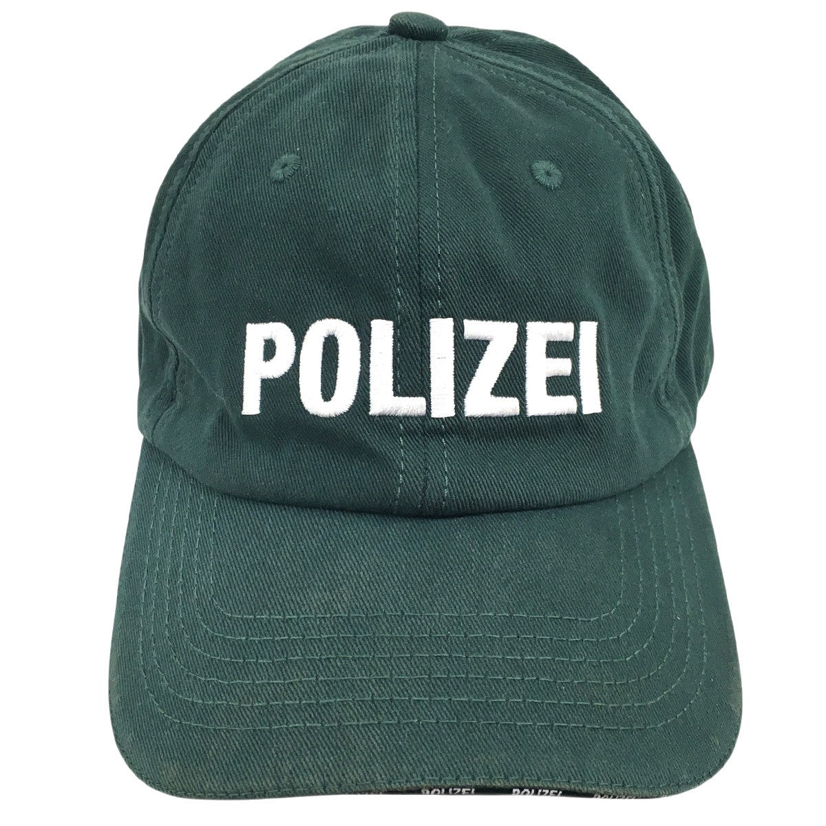 VETEMENTS POLIZEI CAP ロゴ 刺繍 キャップ 帽子 古着・中古-3枚目のアイテム画像