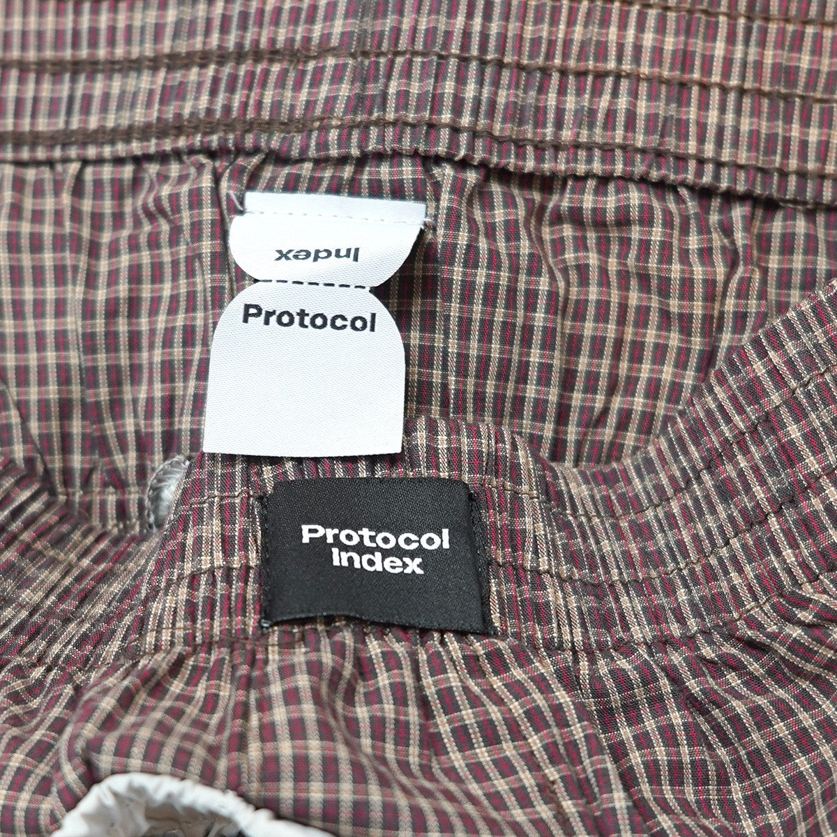 Protocol Index 26SS 3 LAYERED SWEATPANTS (EXCLUSIVE) ／ NVYトリプル レイヤード タイポグラフィ ワッペン ワイド バギー イージー スウェットパンツ 古着・中古-8枚目のアイテム画像