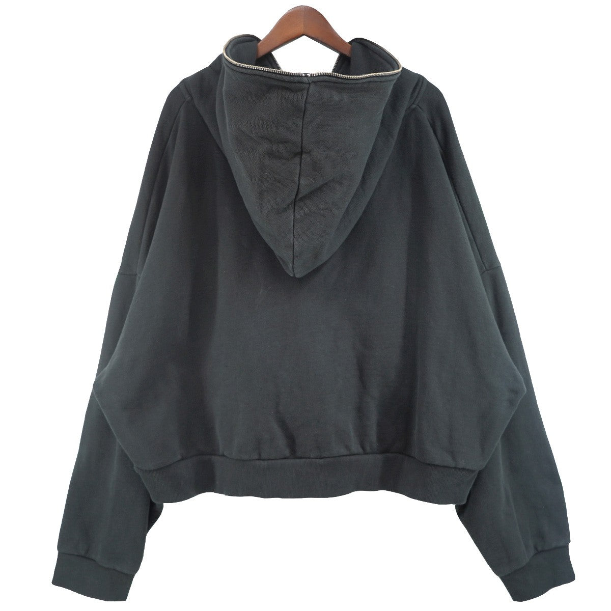 ETERNAL ZIP SOOT 短丈 ワイド フルジップ エターナル フーディー パーカー