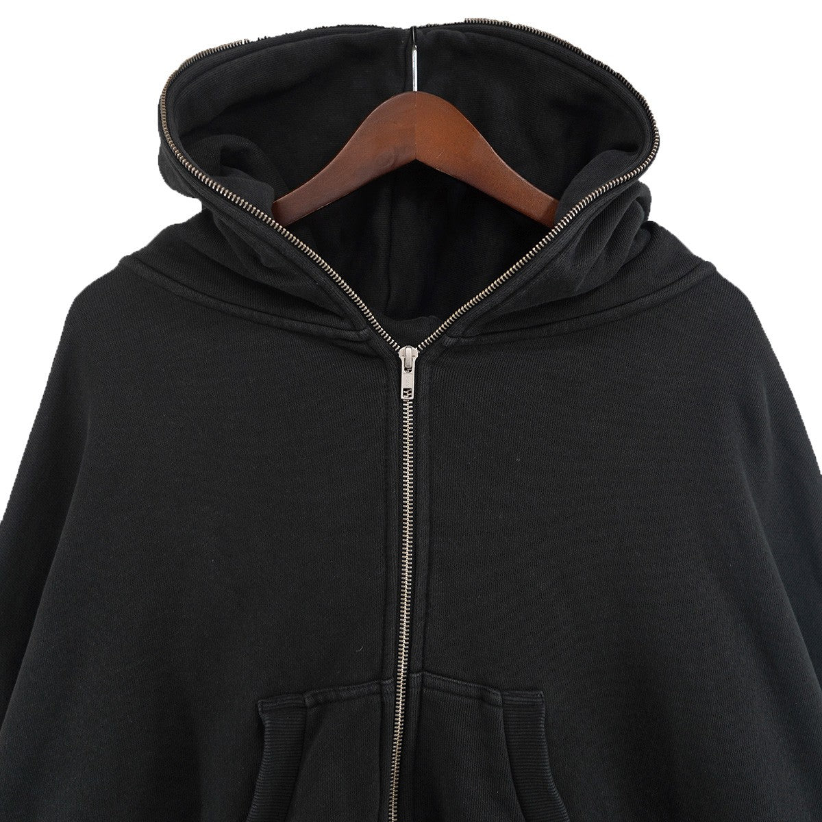 ETERNAL ZIP SOOT 短丈 ワイド フルジップ エターナル フーディー パーカー