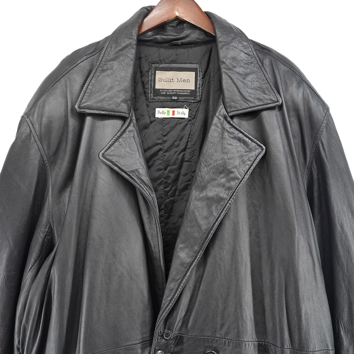 Gullit Men(グリットメン) 90s Vintage ユーロ Used レザーコート