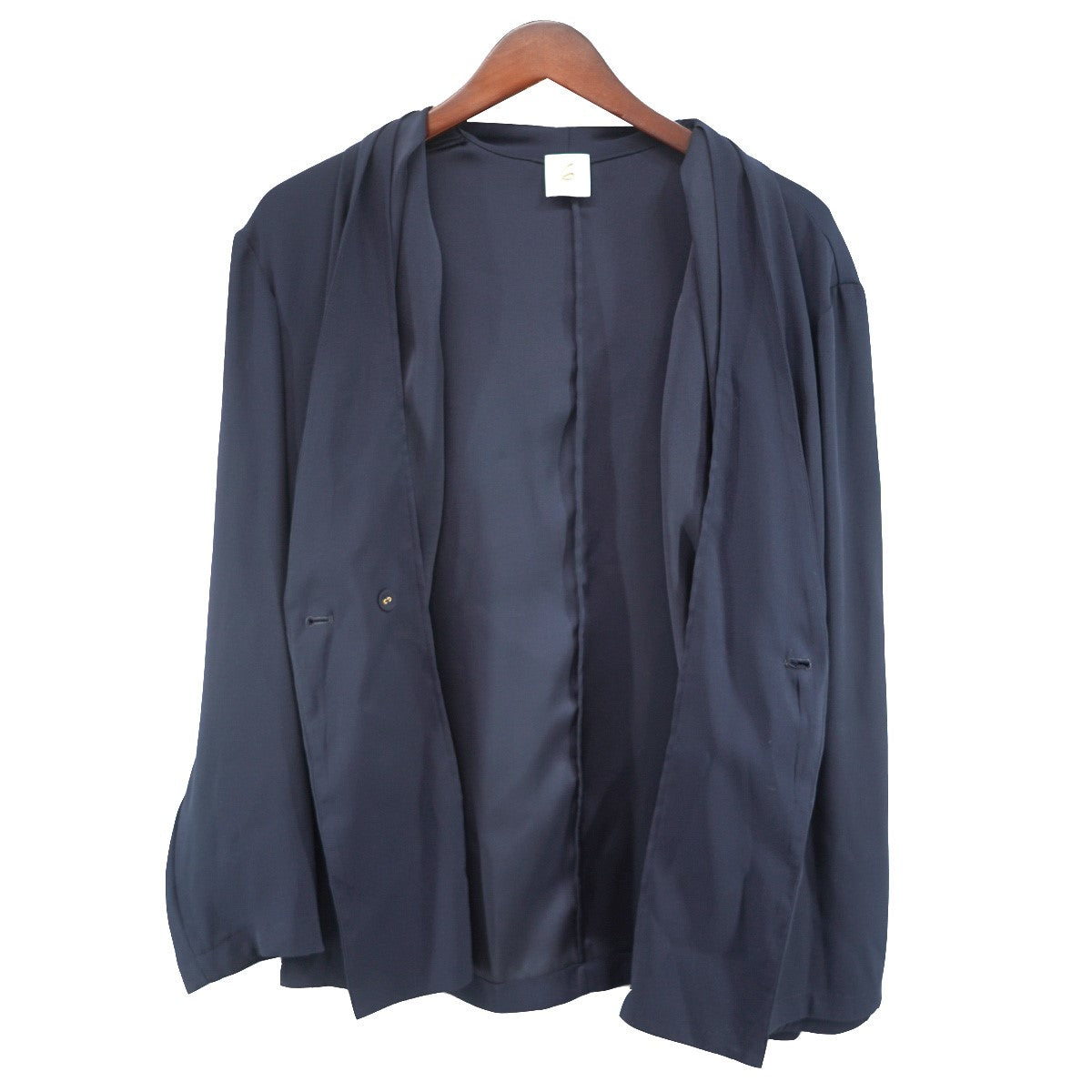 6(ROKU) BEAUTY＆YOUTH DRAPE BLOUSE ドレープ ギャザー ブラウスシャツジャケット 古着・中古-5枚目のアイテム画像