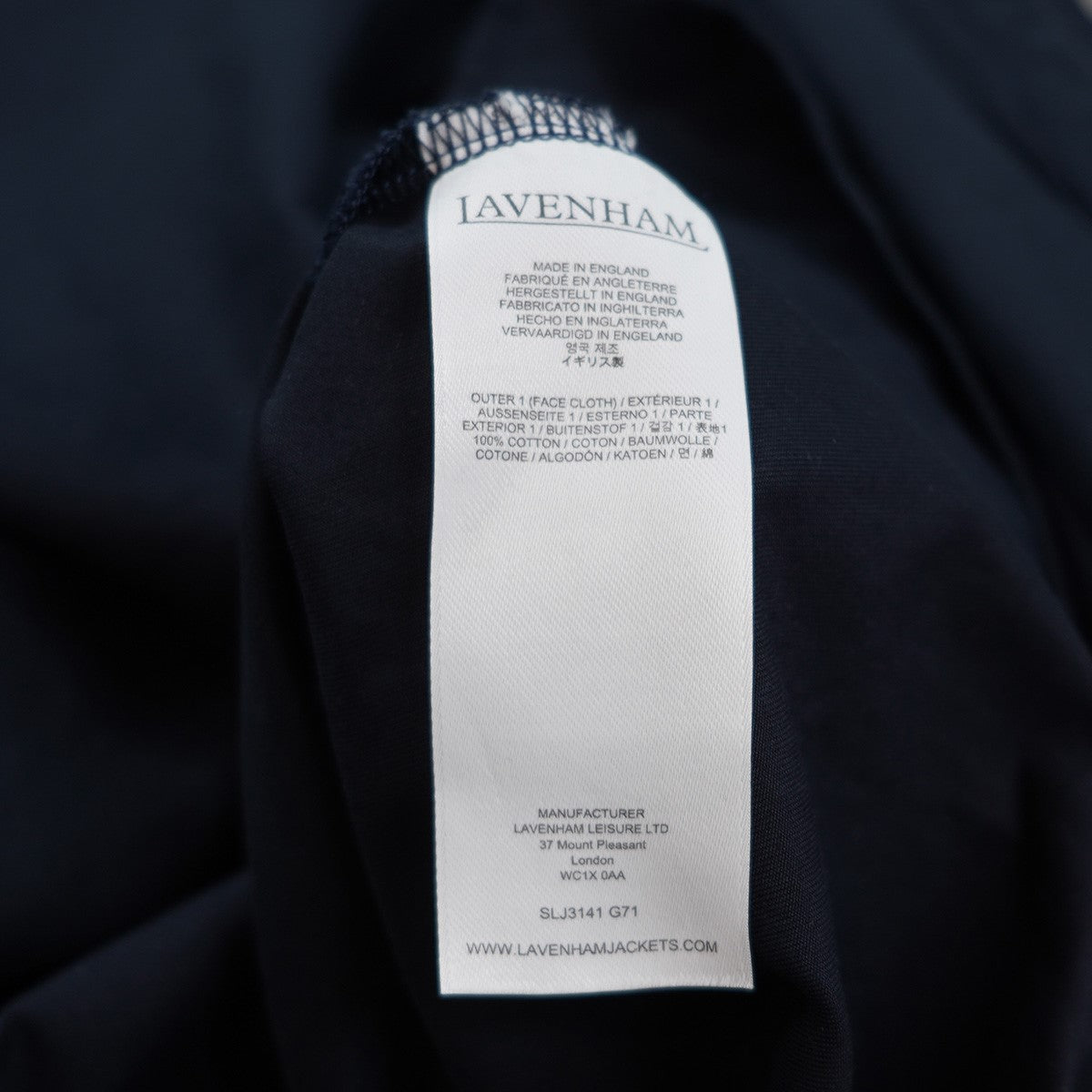 LAVENHAM 23SS Short Sleeve Jumpsuit ショートスリーブジャンプスーツコットンツイル スナップボタン ギャザー テーパード オールインワン ワークウェア 古着・中古-10枚目のアイテム画像