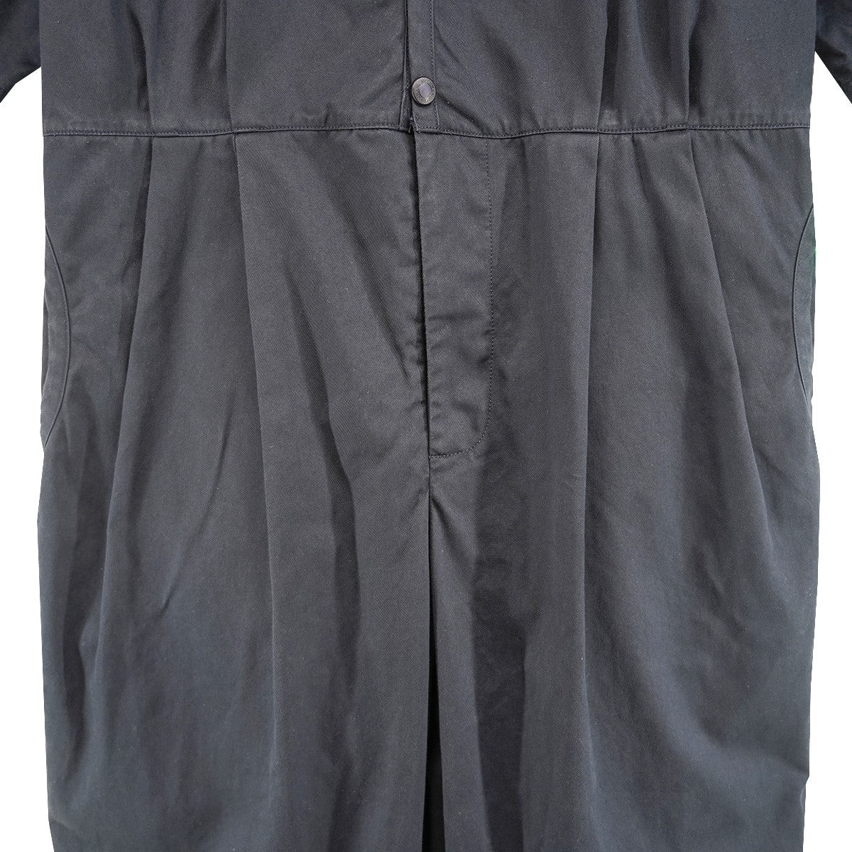 LAVENHAM 23SS Short Sleeve Jumpsuit ショートスリーブジャンプスーツコットンツイル スナップボタン ギャザー テーパード オールインワン ワークウェア 古着・中古-4枚目のアイテム画像
