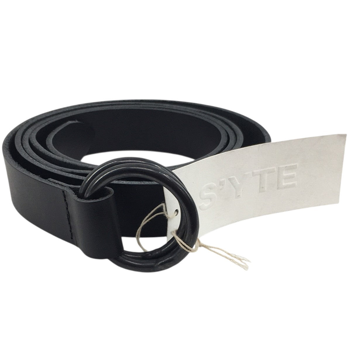 s'yte(サイトヨウジヤマモト) COW LEATHER 25MM LONG RING BELT