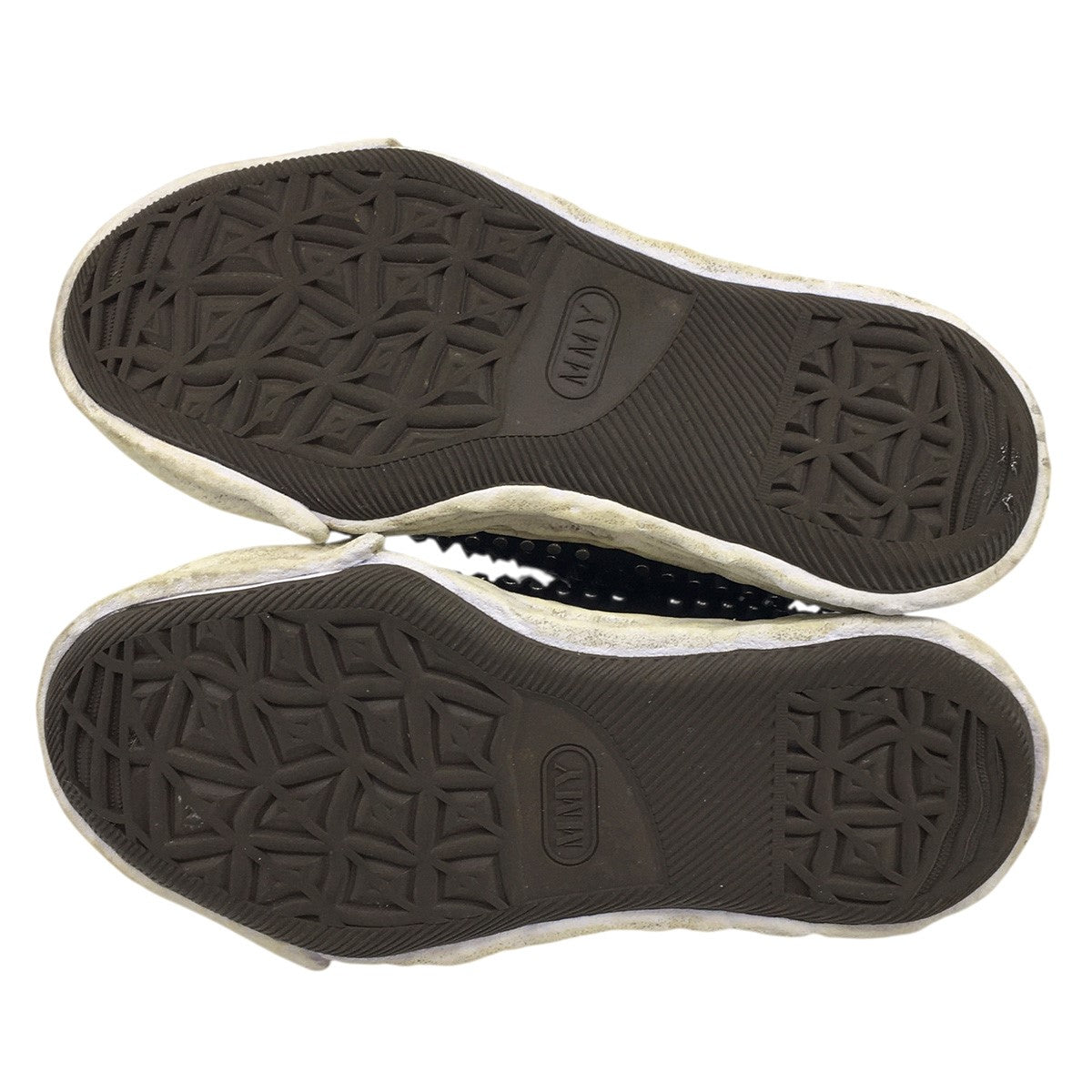 Maison MIHARA YASUHIRO PETERSON 23／ORIGINAL SOLE STUDDED PAINT CANVAS LOW-TOP SNEAKERヴィンテージ加工 スタッズ スニーカー シューズ 靴 古着・中古-6枚目のアイテム画像