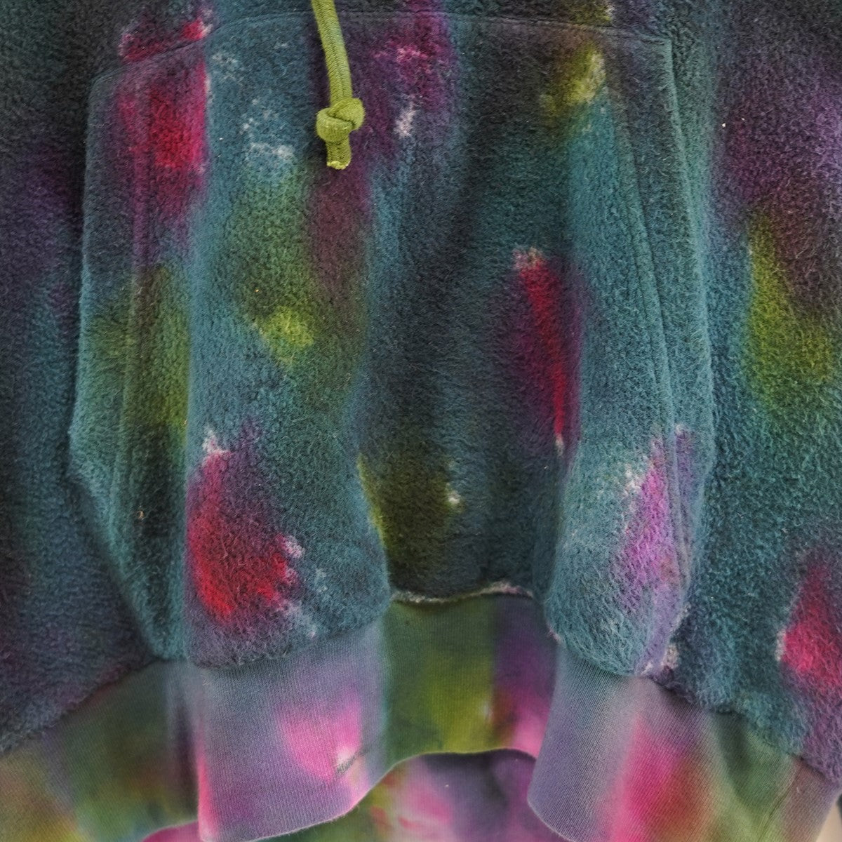 ACNE STUDIOS 21AW Faro Cloud Tie Dye Hoodie短丈 フェイス タイダイ フーディー パーカー 古着・中古-5枚目のアイテム画像