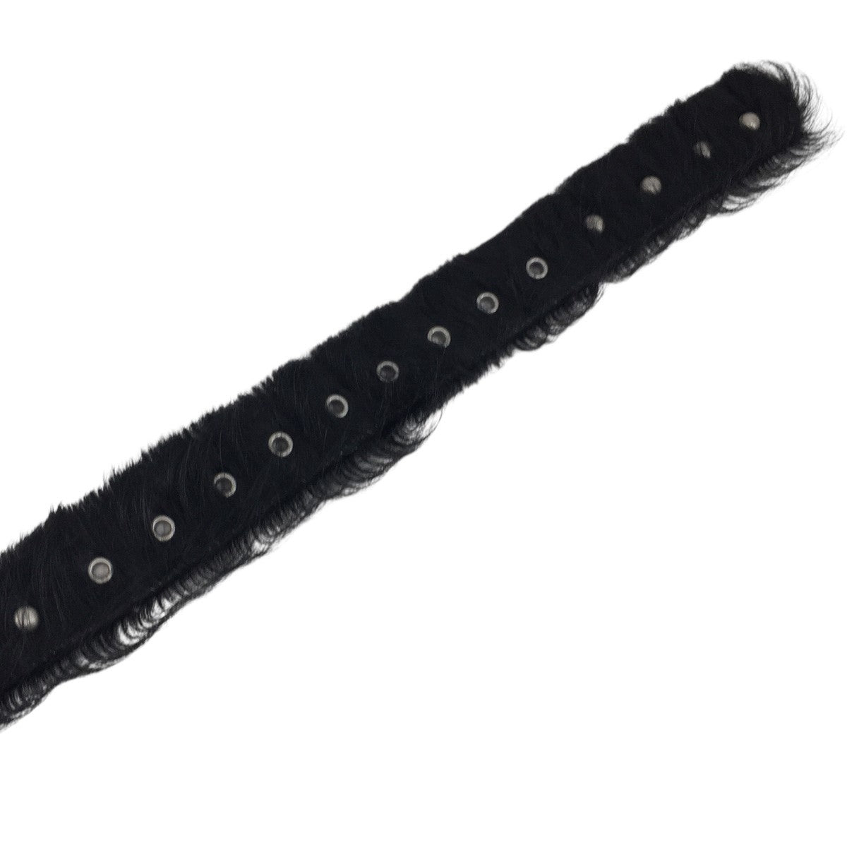 DRIES VAN NOTEN 23AW Calf Hair Studded Beltカーフヘア ハラコ メタル スタッズ ベルト 古着・中古-6枚目のアイテム画像