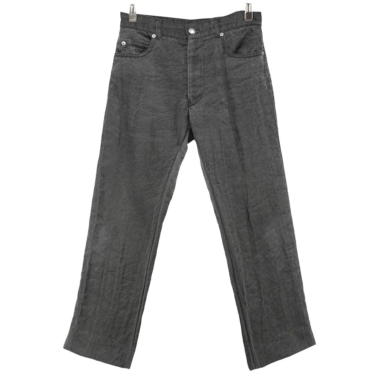 KATHARINE HAMNETT LONDON 00s 03AW オールド アーカイブ セットアップガーメントダイ 製品染め 加工 テーラード ジャケット ストレートパンツ 古着・中古-6枚目のアイテム画像