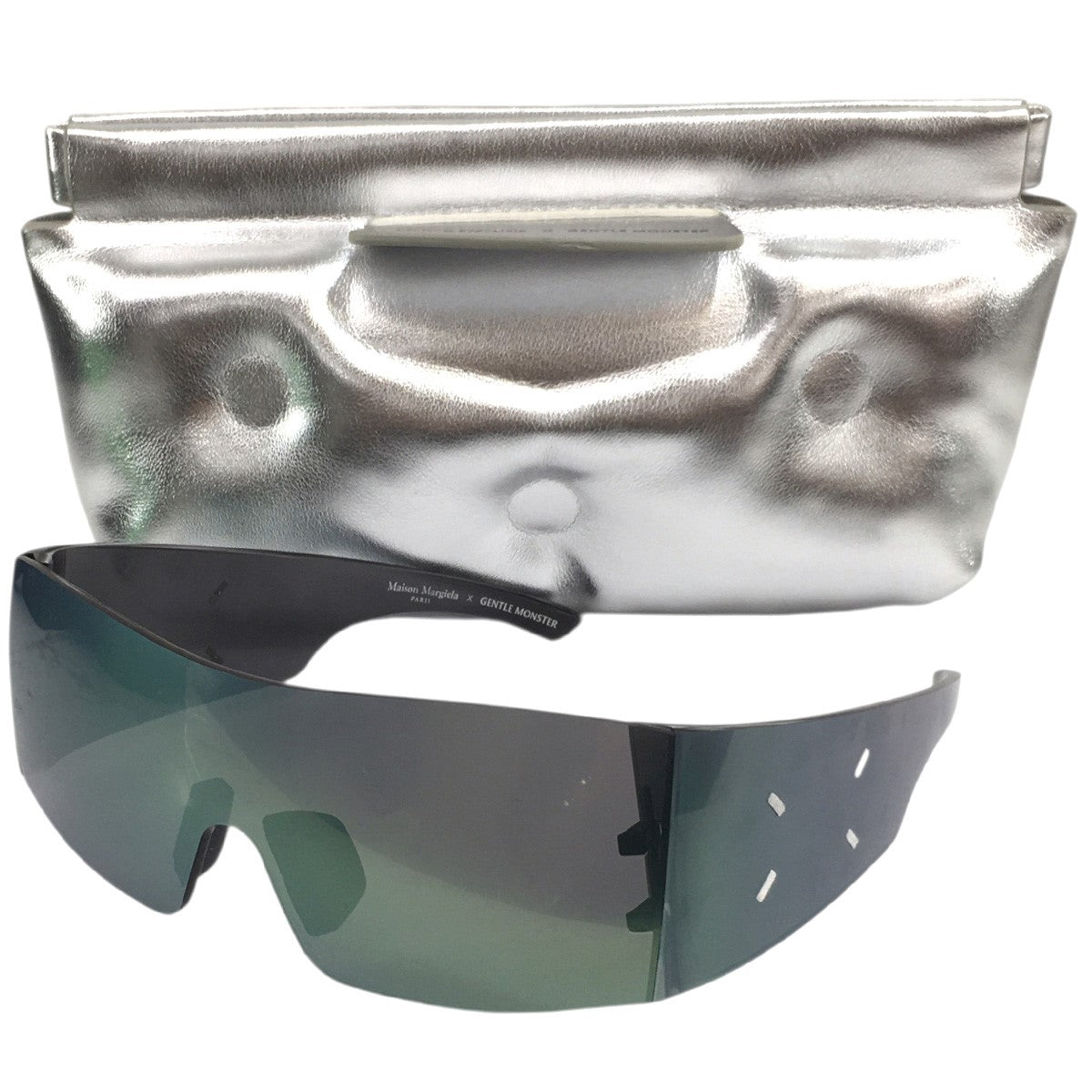 Maison Margiela×GENTLE MONSTER 25SS GENTLE MONSTER - MM201 MGR1コラボ シールド サングラス 古着・中古-1枚目のアイテム画像