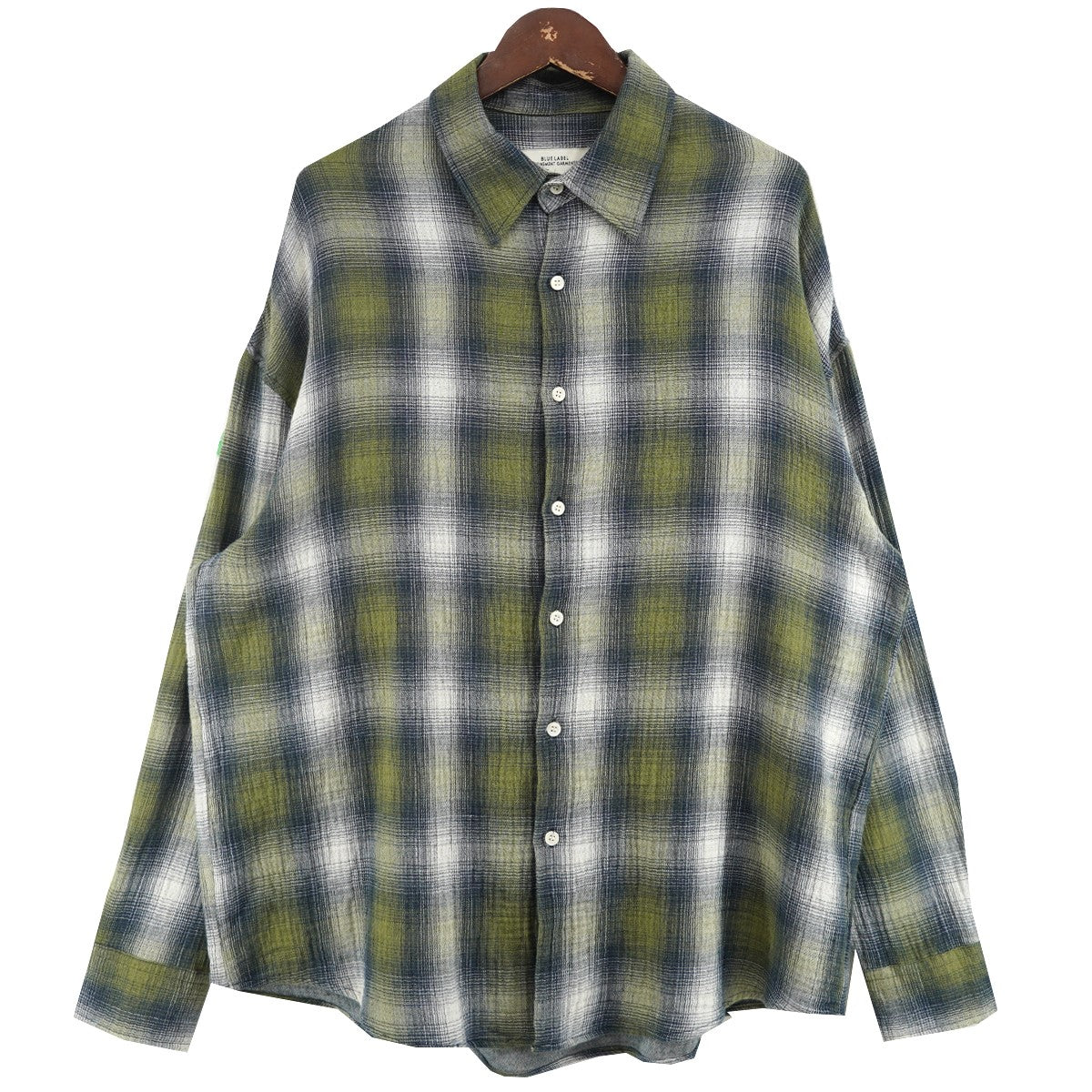 BLUE LABEL REFINEMENT GARMENTS Chikashitsu+ 取扱 チェックシャツ 古着・中古-1枚目のアイテム画像