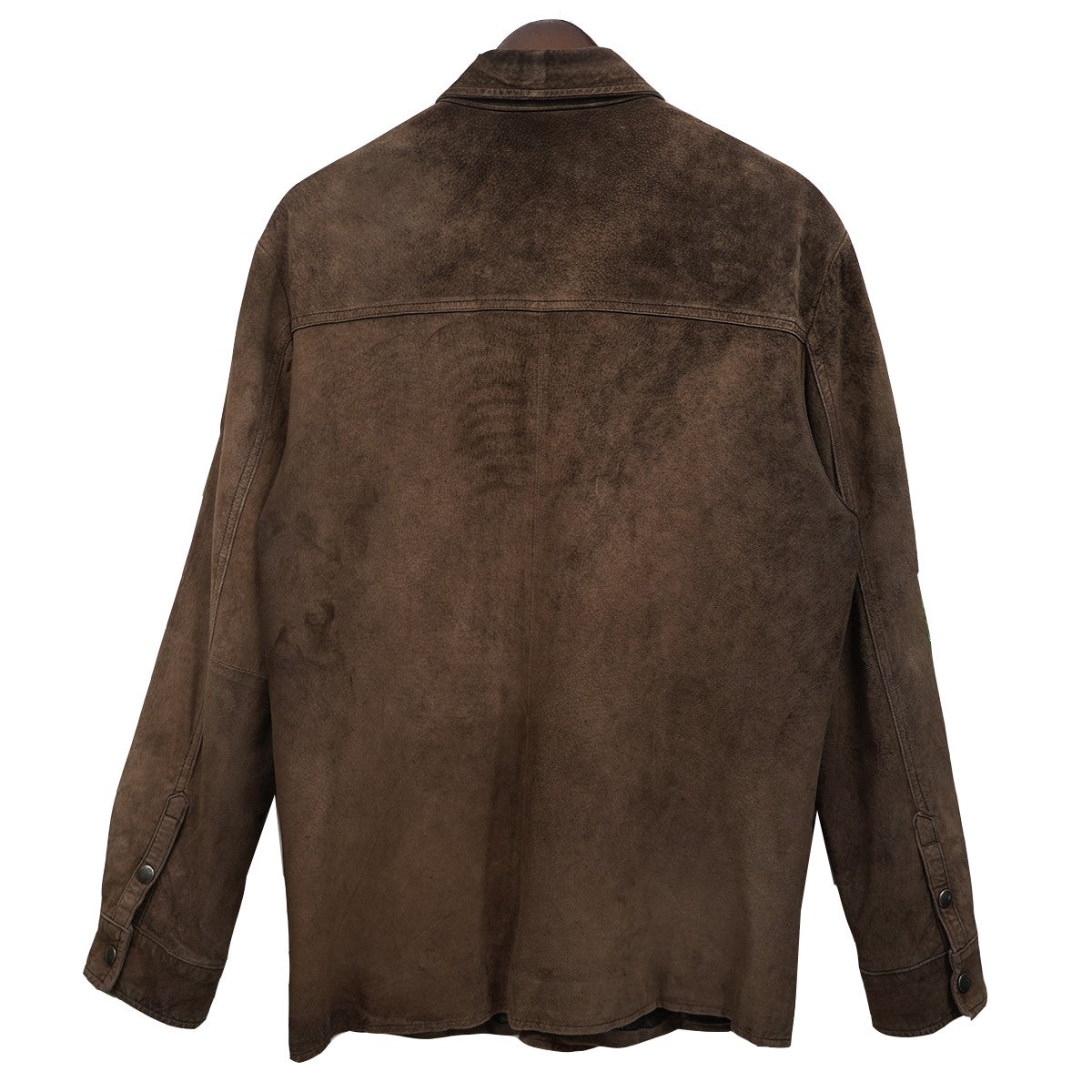Eddie Bauer 90s?00s Vintage SEATTLE SUEDE シアトルスエードピッグレザー シャツジャケット 古着・中古-2枚目のアイテム画像