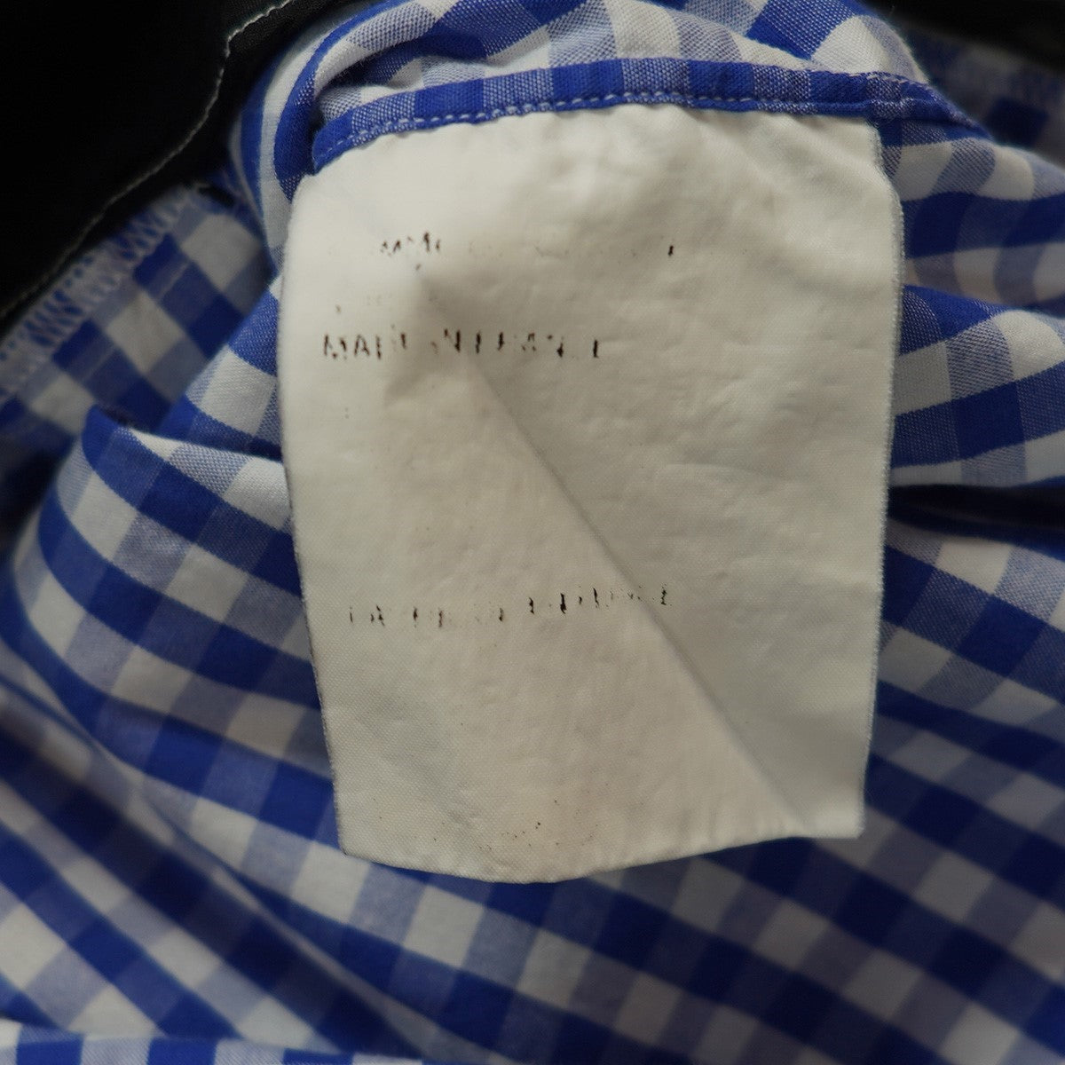 COMME des GARCONS SHIRT 11SS 切替 パッチワーク ギンガムチェックシャツ 古着・中古-5枚目のアイテム画像