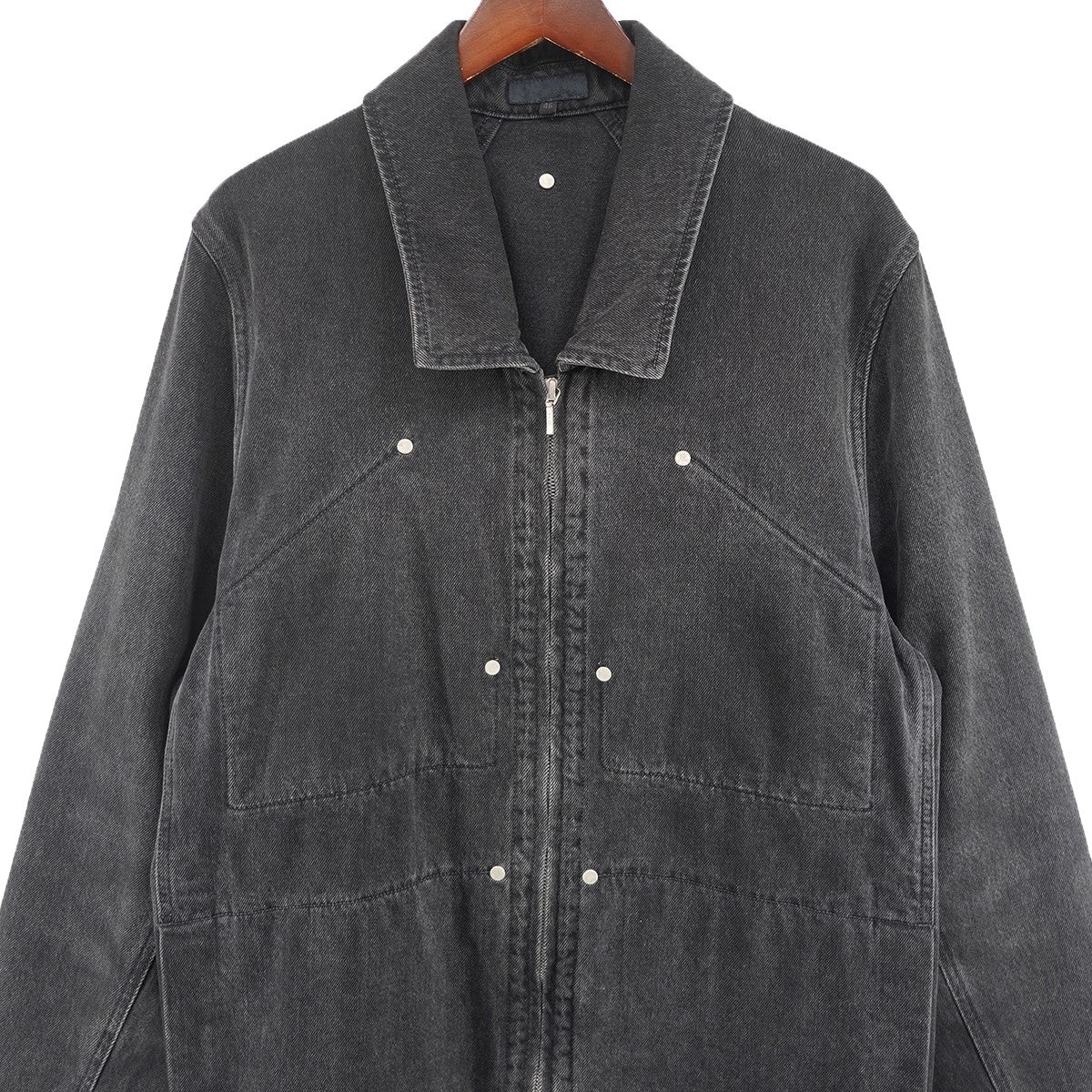 23SS RIVETED DENIM JACKET COVERALL BLOUSONリベット デニム カバーオール ジャケット ブルゾン
