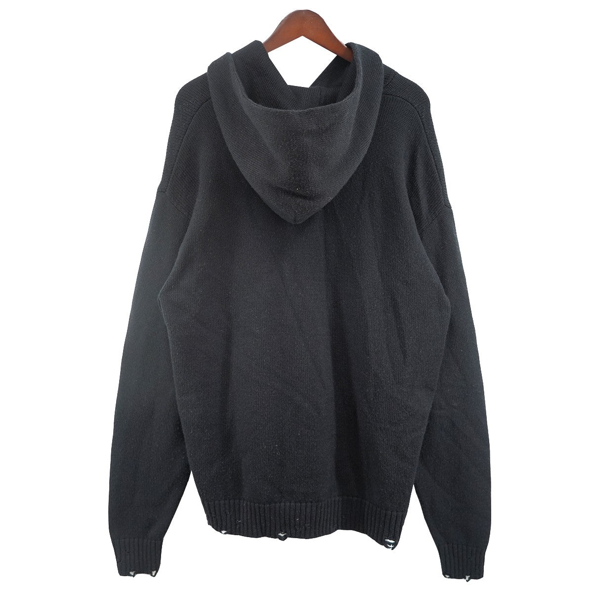 JORDAN BRAND×A MA MANIERE 23AW A MA MANIERE Hoodie Sweaterダメージ加工 アママニエール フーディー セーター ニットパーカー 古着・中古-3枚目のアイテム画像
