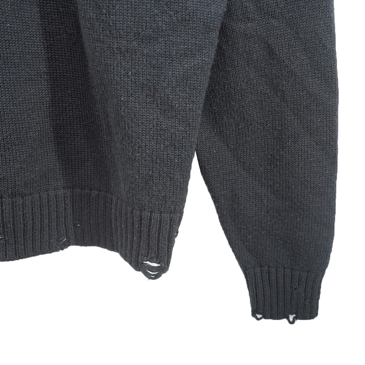 JORDAN BRAND×A MA MANIERE 23AW A MA MANIERE Hoodie Sweaterダメージ加工 アママニエール フーディー セーター ニットパーカー 古着・中古-5枚目のアイテム画像