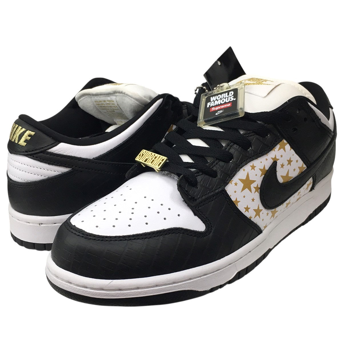 21SS Nike SB Dunk Low OG QS Gold Starsナイキ SB ダンク ロー OG QS ゴールドスターズ ロゴ スニーカー シューズ 靴