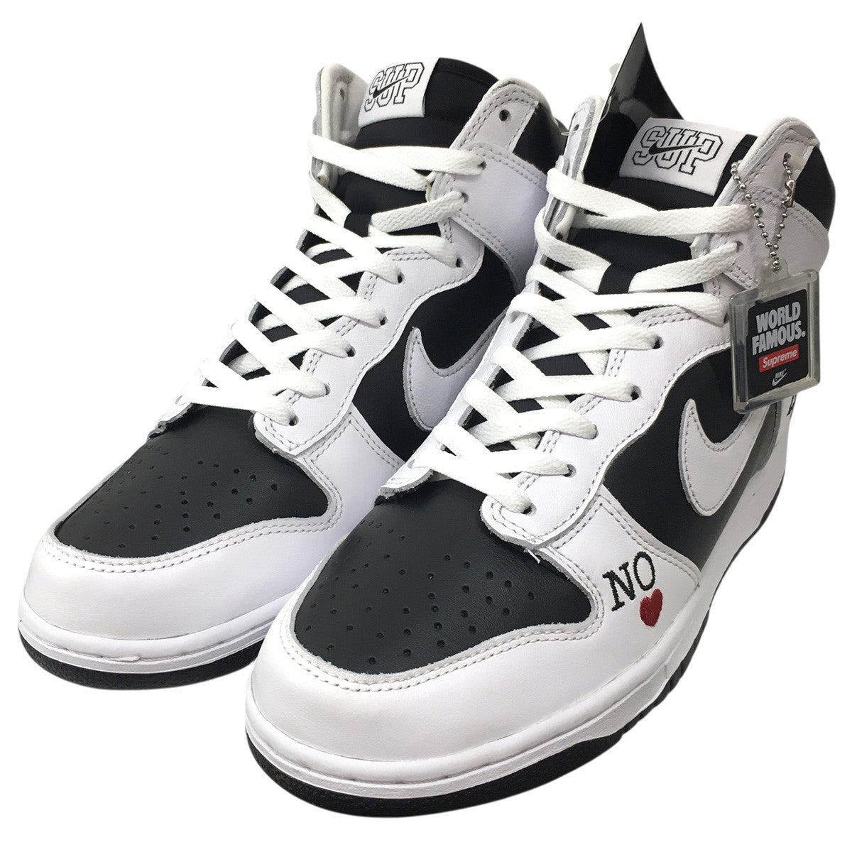 Supreme×NIKE SB 22SS Nike SB Dunk High By Any Meansナイキ SB ダンク ハイ バイ エニー ミーンズ スニーカー シューズ 靴 古着・中古-2枚目のアイテム画像