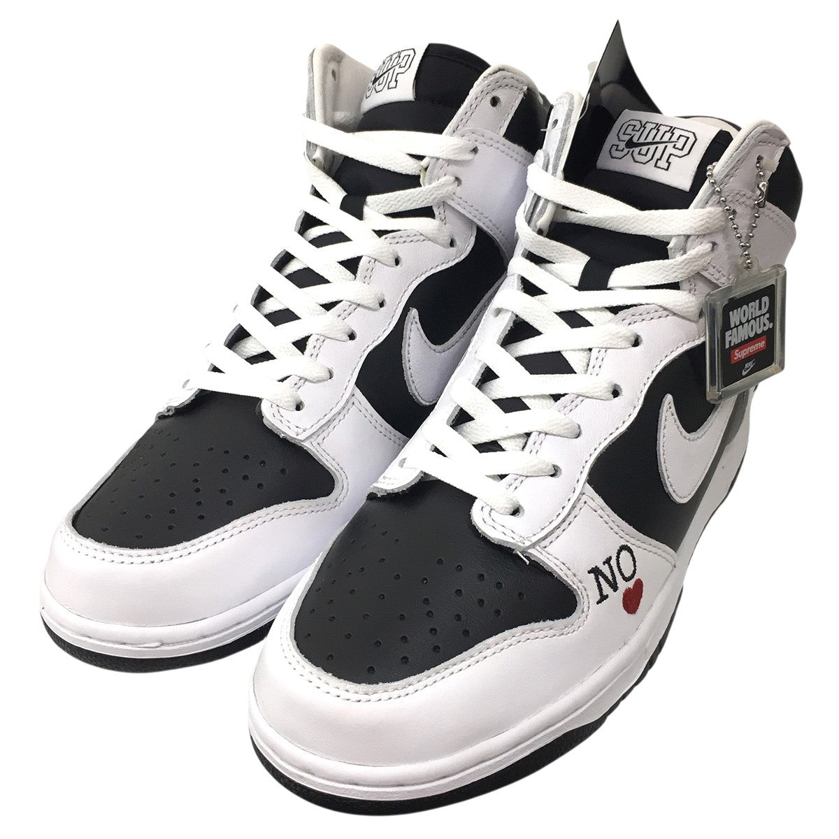 Supreme×NIKE SB 22SS Nike SB Dunk High By Any Meansナイキ SB ダンク ハイ バイ エニー ミーンズ スニーカー シューズ 靴 古着・中古-3枚目のアイテム画像