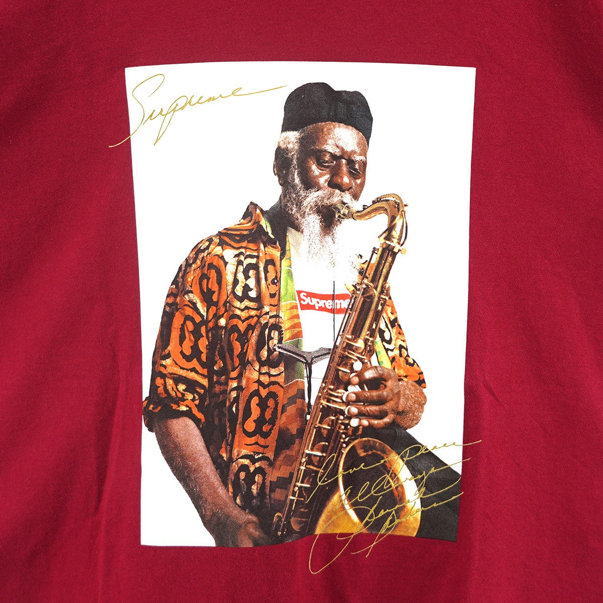 20AW Pharoah Sanders Teeファラオ サンダース Karma カルマ サイン フォト ロゴ Tシャツ