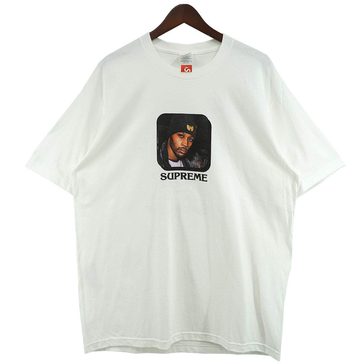 25AW Wu-Tang RZA Teeウータンクラン レザ フォト プリント ロゴ グラフィック Tシャツ