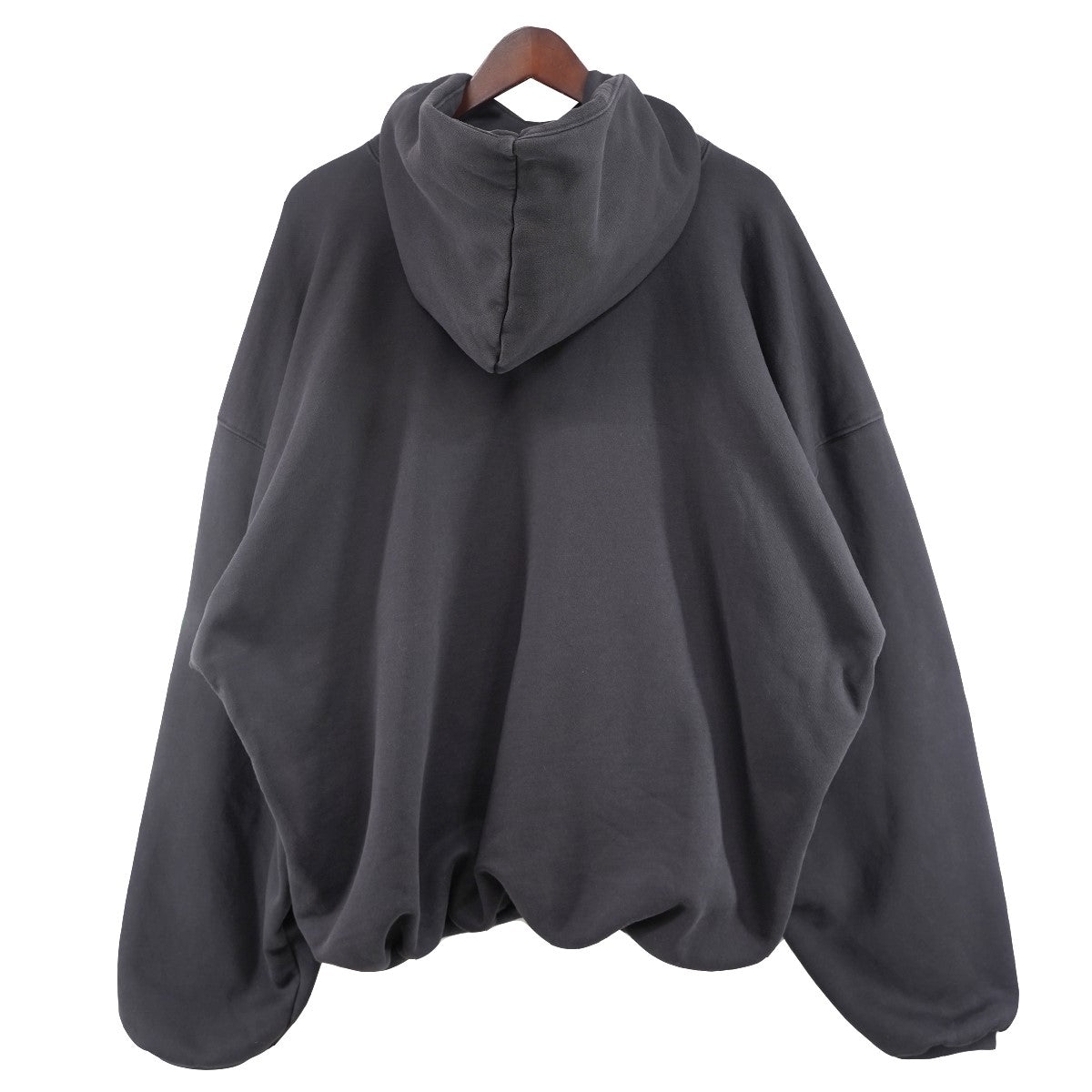 LOGO HOODIEクロップド 短丈 ボリューム ワイド パーカー