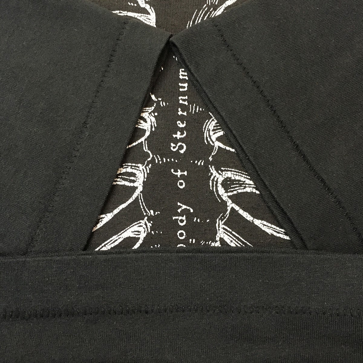 VINTAGE 90s Leslie Arwin Skeleton Print Design Teeレスリーアーウィン スケルトン プリント デザイン Tシャツ 古着・中古-6枚目のアイテム画像