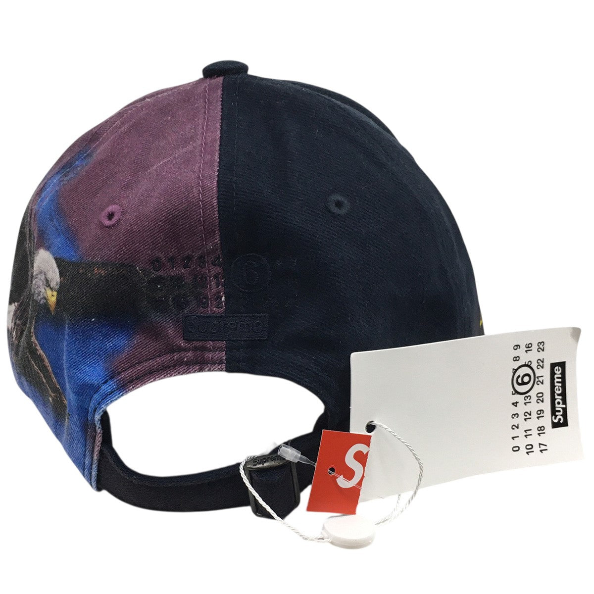 Supreme×MM6 Maison Margiela 26SS MM6 Maison Margiela Split 6-Panelロゴ ヴィンテージ加工 再構築 メゾンマルジェラ スプリット 6パネル キャップ 帽子 古着・中古-5枚目のアイテム画像