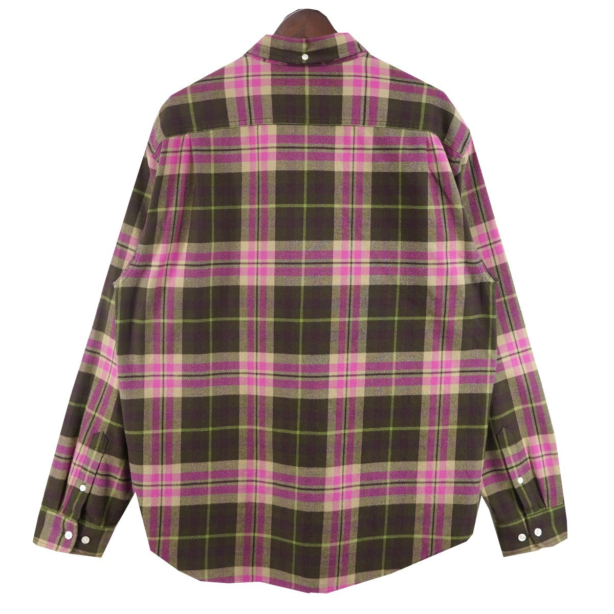 Supreme 25AW Plaid Flannel Shirtロゴ プレイド チェック フランネル シャツ ネルシャツ 古着・中古-2枚目のアイテム画像
