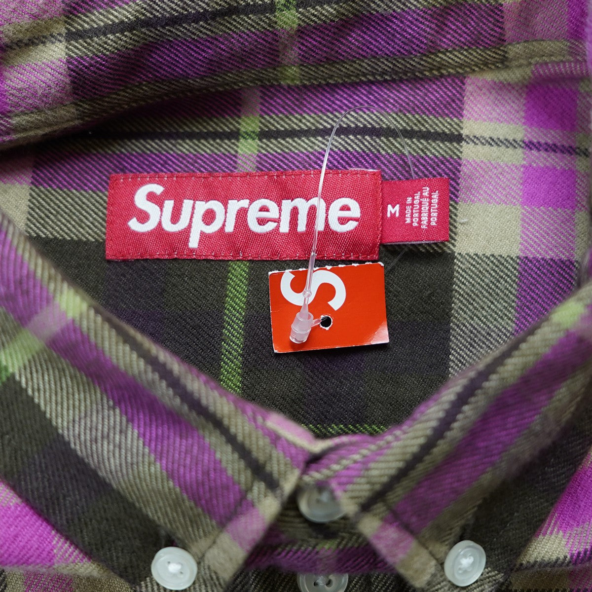Supreme 25AW Plaid Flannel Shirtロゴ プレイド チェック フランネル シャツ ネルシャツ 古着・中古-5枚目のアイテム画像