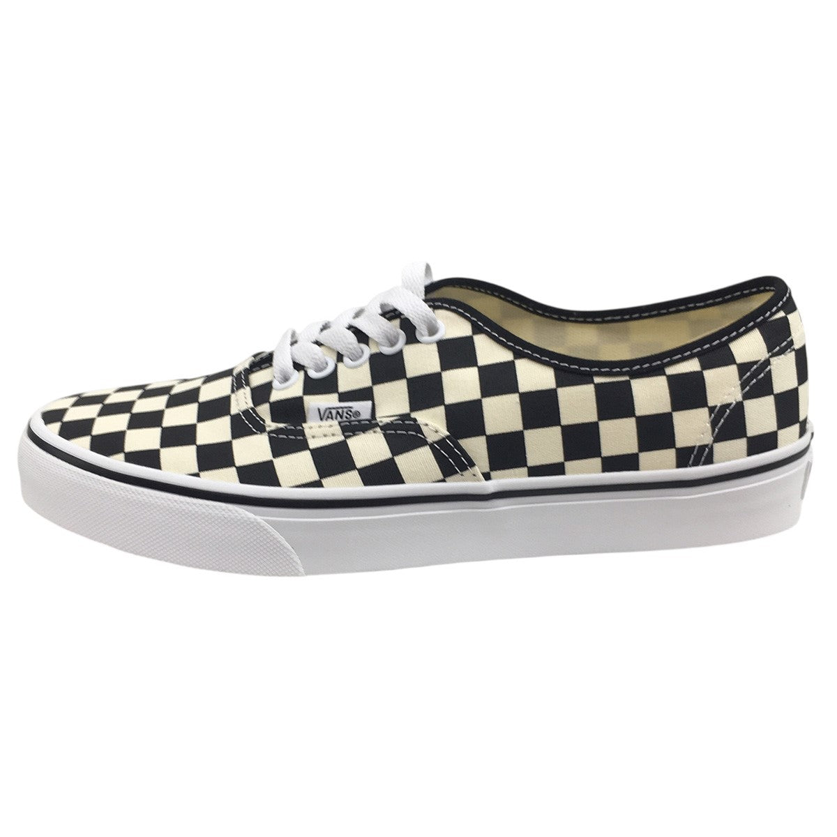 VANS Authentic PRIMARY CHECK BLACK／WHITEチェッカー柄 チェッカーボード スニーカー シューズ 靴 古着・中古-3枚目のアイテム画像
