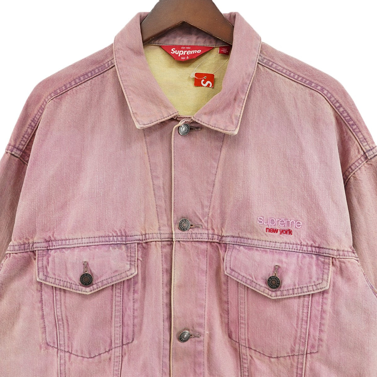 Supreme(シュプリーム) 26SS Denim Trucker Jacket Overdyed Purple