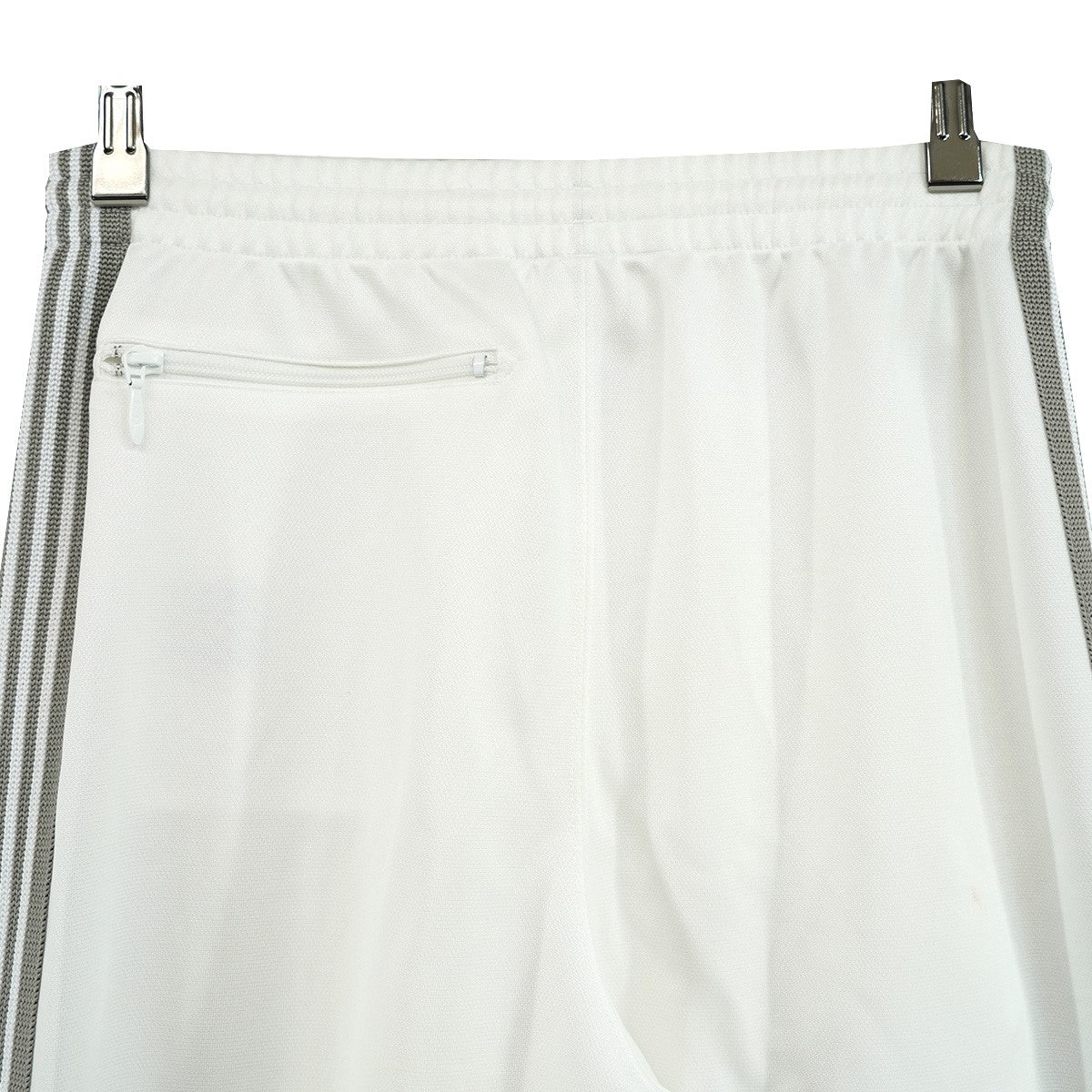 Needles×STUDIOUS 24SS Track Pant - Poly Smooth ポリスムース STUDIOUS別注モデルコンシール ファスナー ポケット パピヨン ロゴ刺繍 ナロー トラック ライン イージー パンツ 古着・中古-5枚目のアイテム画像