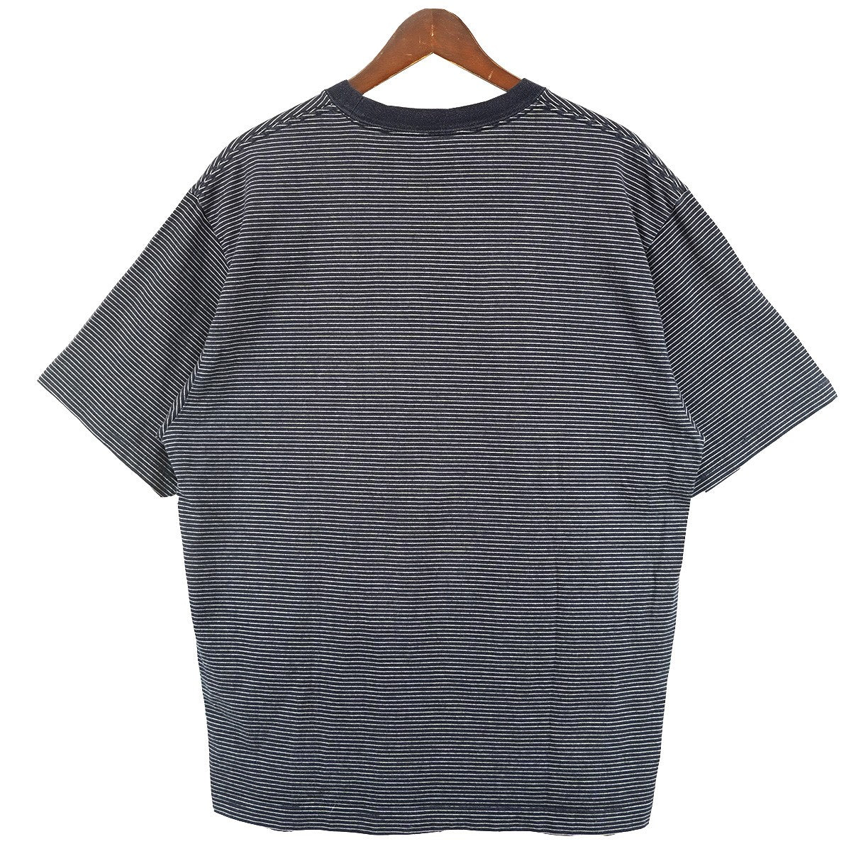 ENNOY 23SS S／S Border T-Shirt ロゴ刺繍ボーダー Tシャツ 古着・中古-3枚目のアイテム画像