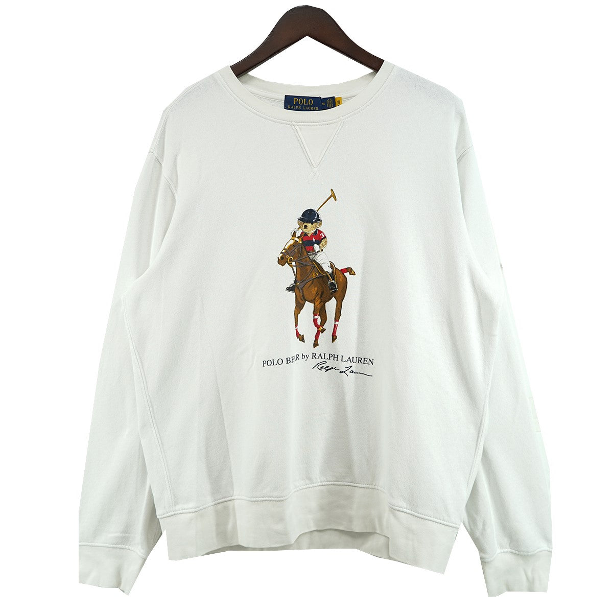 POLO RALPH LAUREN POLO BEAR ポロベア 薄手 スウェット トレーナー 古着・中古-1枚目のアイテム画像