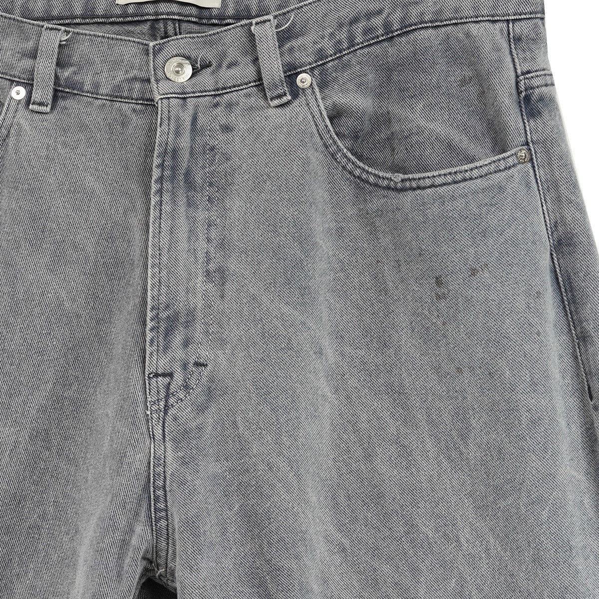 OUR LEGACY 24SS Grey Titan Washヴィンテージ 加工 ワイド ストレート デニム ジーンズ パンツ 古着・中古-3枚目のアイテム画像