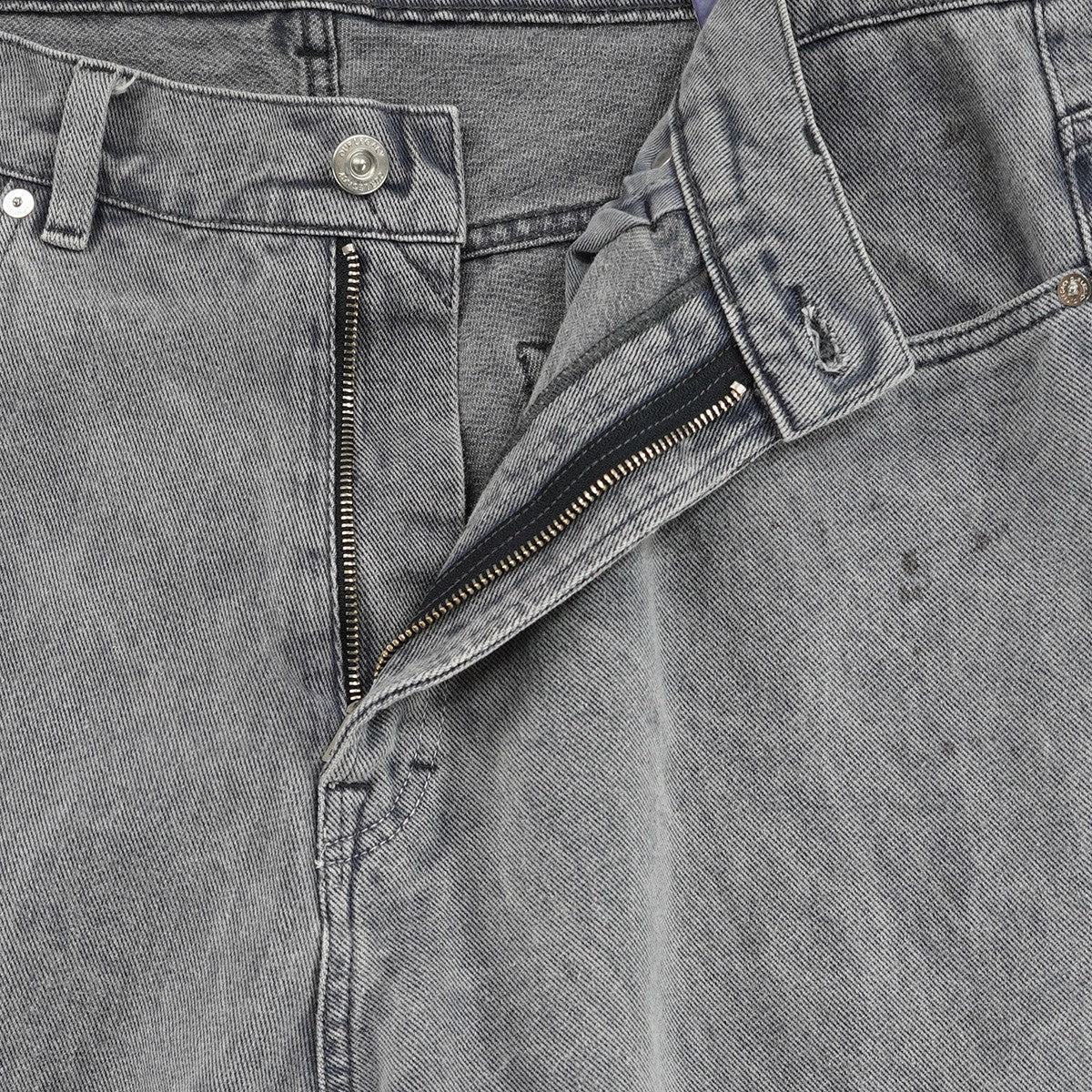OUR LEGACY 24SS Grey Titan Washヴィンテージ 加工 ワイド ストレート デニム ジーンズ パンツ 古着・中古-4枚目のアイテム画像