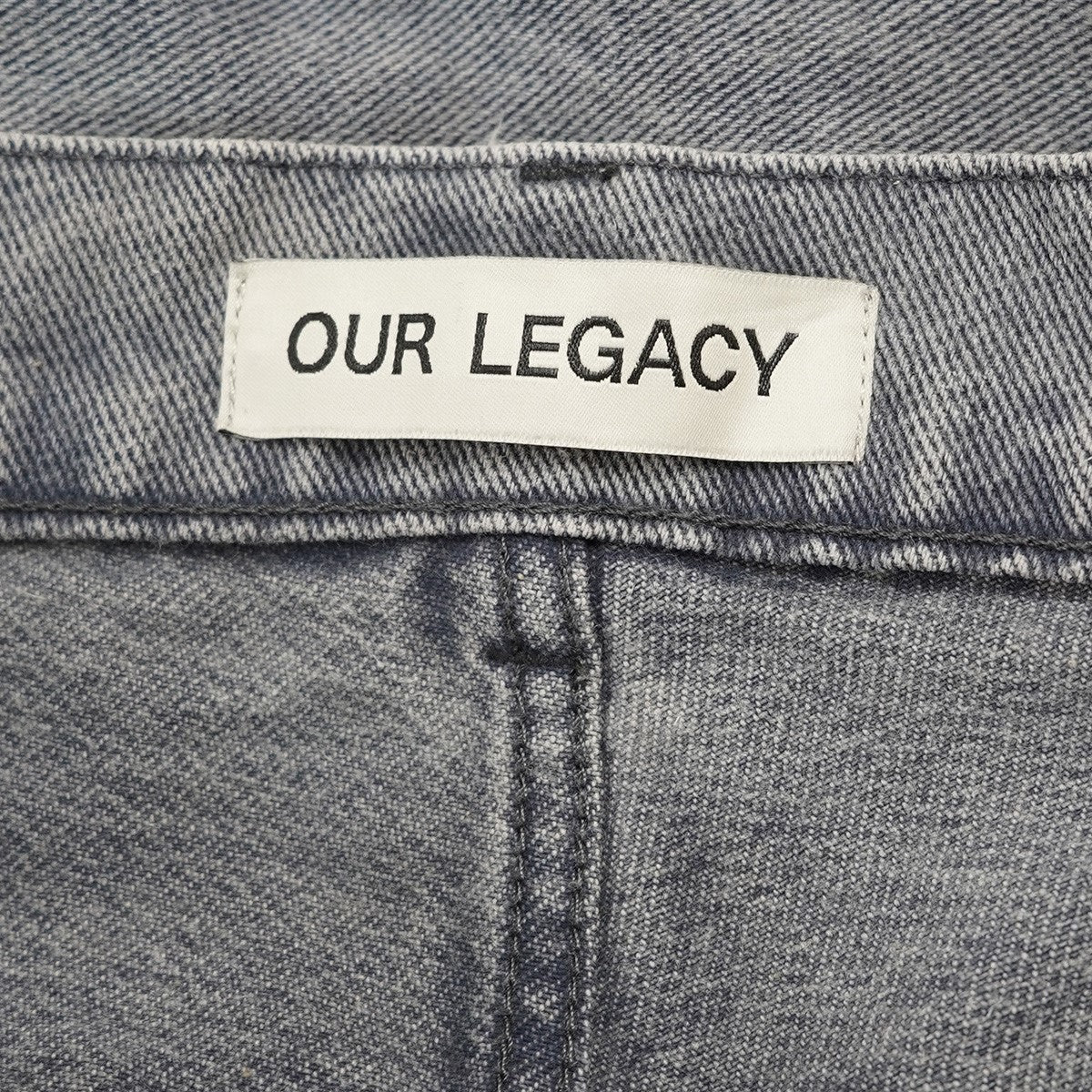 OUR LEGACY 24SS Grey Titan Washヴィンテージ 加工 ワイド ストレート デニム ジーンズ パンツ 古着・中古-7枚目のアイテム画像