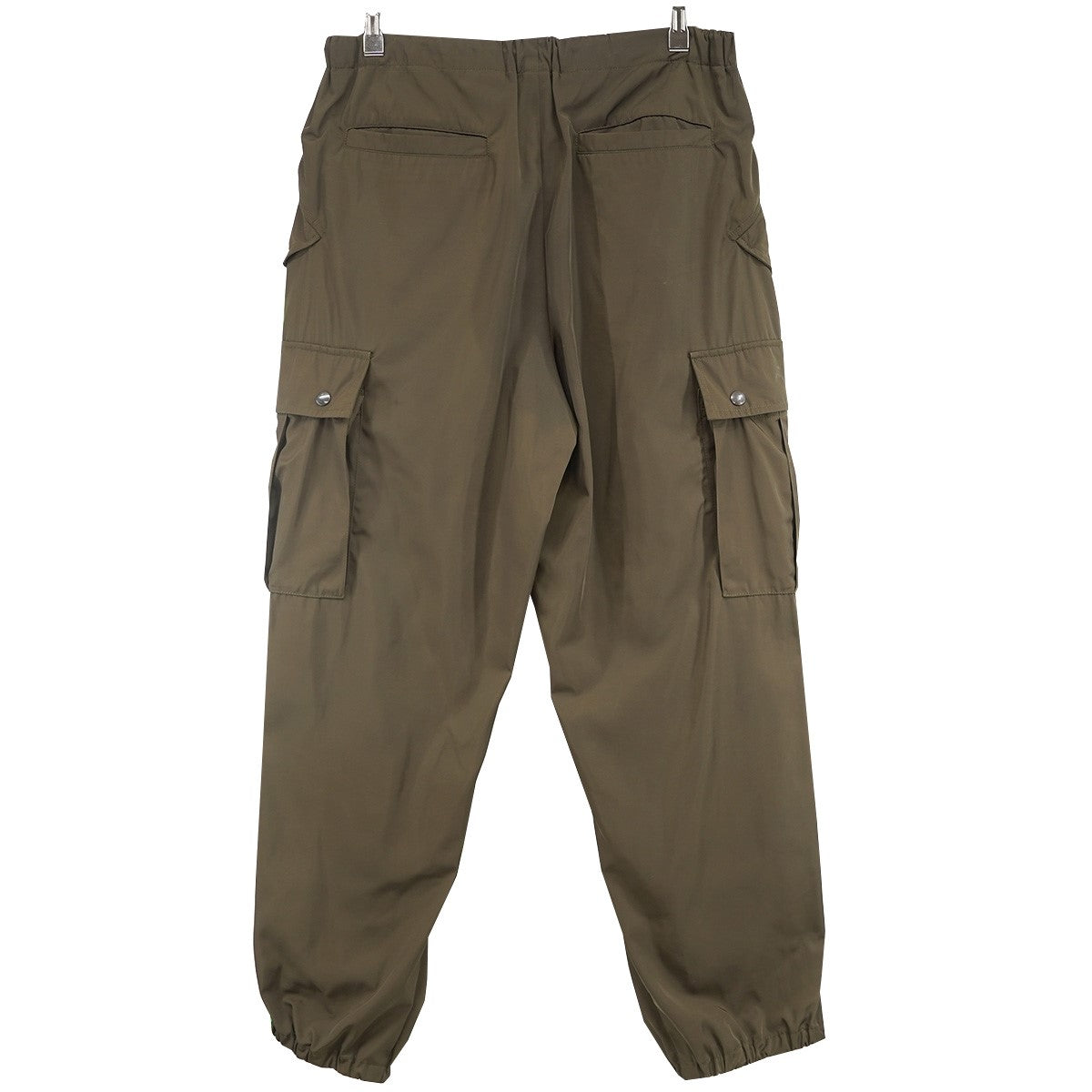 DRIES VAN NOTEN 24SS PENTIN SV 8210 M．W．PANTS バルーンシルエットビッグ フラップポケット アウトシーム スリットジッパー パラシュート ワイド カーゴ パンツ 古着・中古-2枚目のアイテム画像