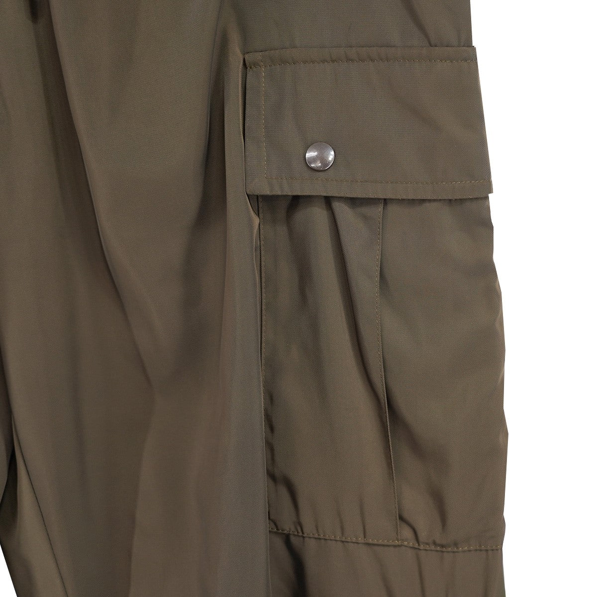 DRIES VAN NOTEN 24SS PENTIN SV 8210 M．W．PANTS バルーンシルエットビッグ フラップポケット アウトシーム スリットジッパー パラシュート ワイド カーゴ パンツ 古着・中古-4枚目のアイテム画像