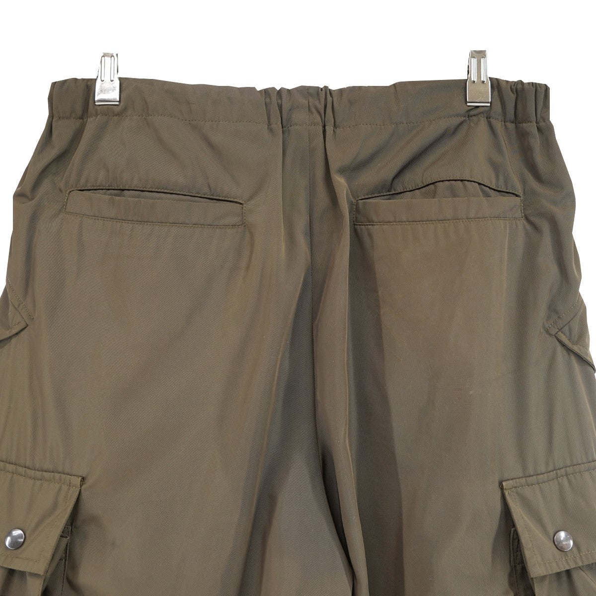 DRIES VAN NOTEN 24SS PENTIN SV 8210 M．W．PANTS バルーンシルエットビッグ フラップポケット アウトシーム スリットジッパー パラシュート ワイド カーゴ パンツ 古着・中古-6枚目のアイテム画像