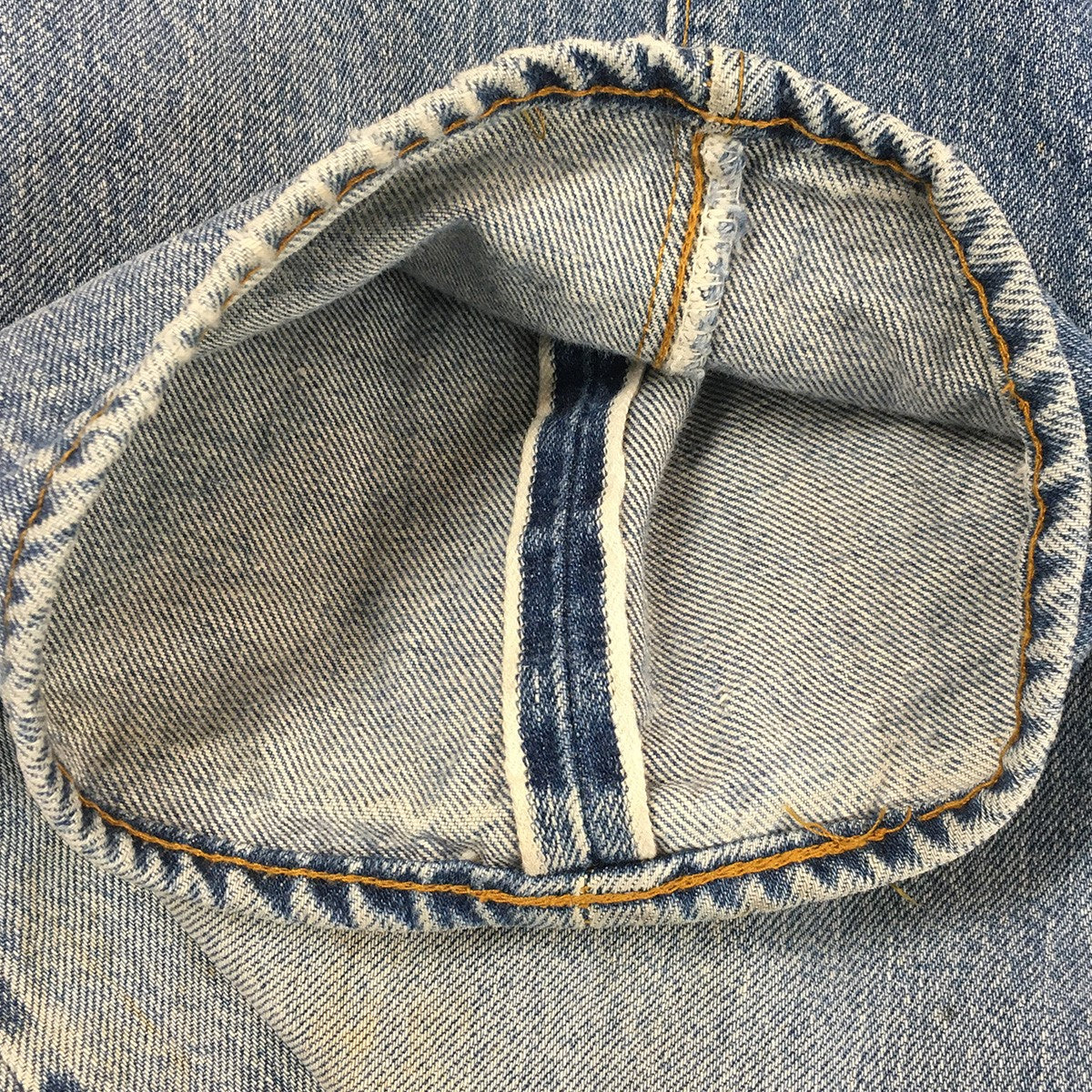 66後期 70s 1979年10月 トップボタン裏6 脇割りVintage 501 ヴィンテージ デニム パンツ ジーンズ