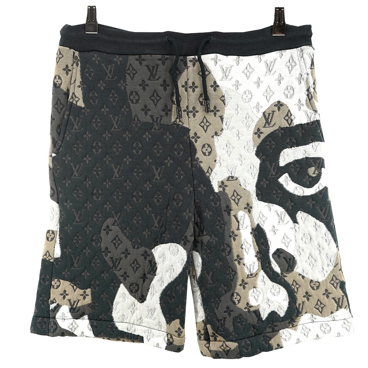 23AW KidSuper Monogram Jacquard Cotton Jersey Shortsモノグラムジャガード スウェット イージー ショーツ ハーフパンツ