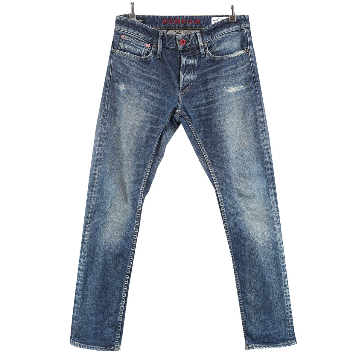 Denham RAZOR SLIM FIT レイザー スリムフィット 加工 デニム パンツ 古着・中古-1枚目のアイテム画像