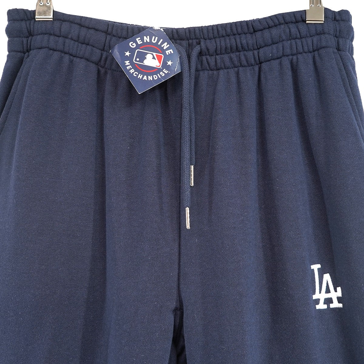 GENUINE MERCHANDISE 24SS MLB ワンポイントロゴ ロサンゼルスドジャース LA ロゴ刺繍 ワイドテーパード イージー スウェット パンツ 古着・中古-3枚目のアイテム画像