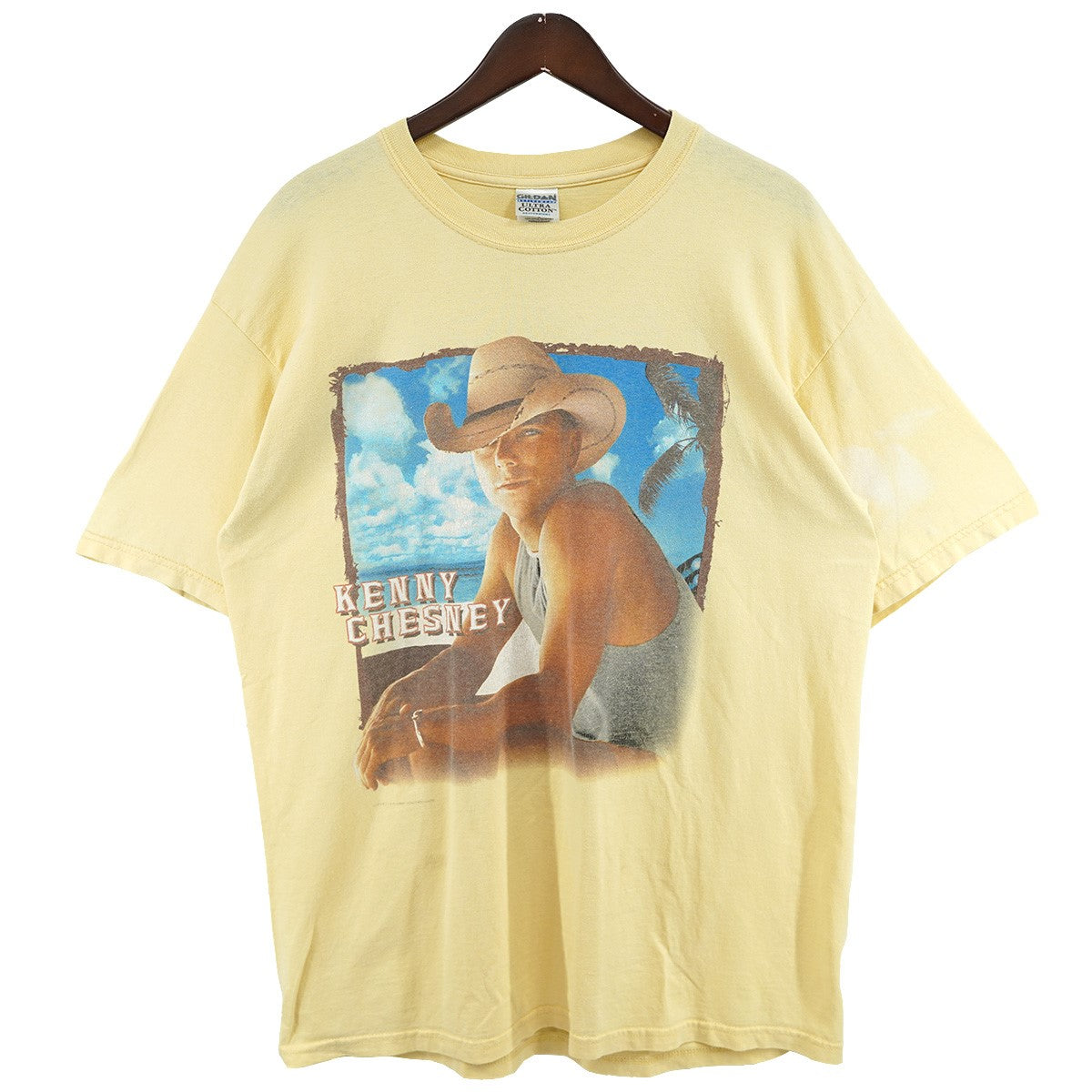 VINTAGE 00s 20004年 Kenny Chesneyケニー・チェズニー ツアー Tシャツ 古着・中古-1枚目のアイテム画像