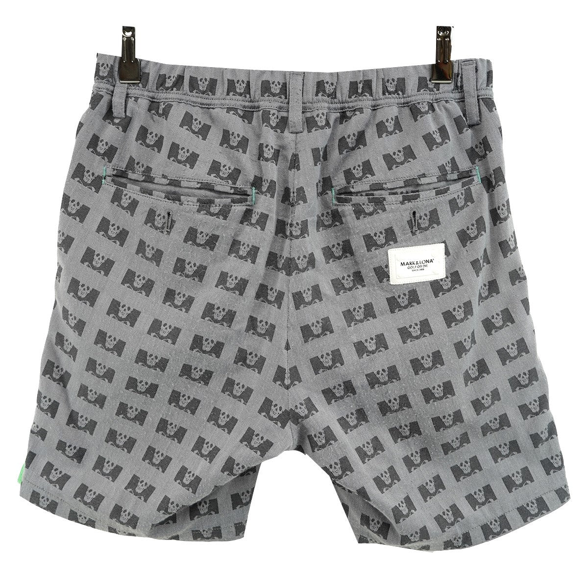 MARK＆LONA 24SS Prave Shorts スカル総柄 ペイブ イージー ショーツ ハーフパンツ 古着・中古-2枚目のアイテム画像