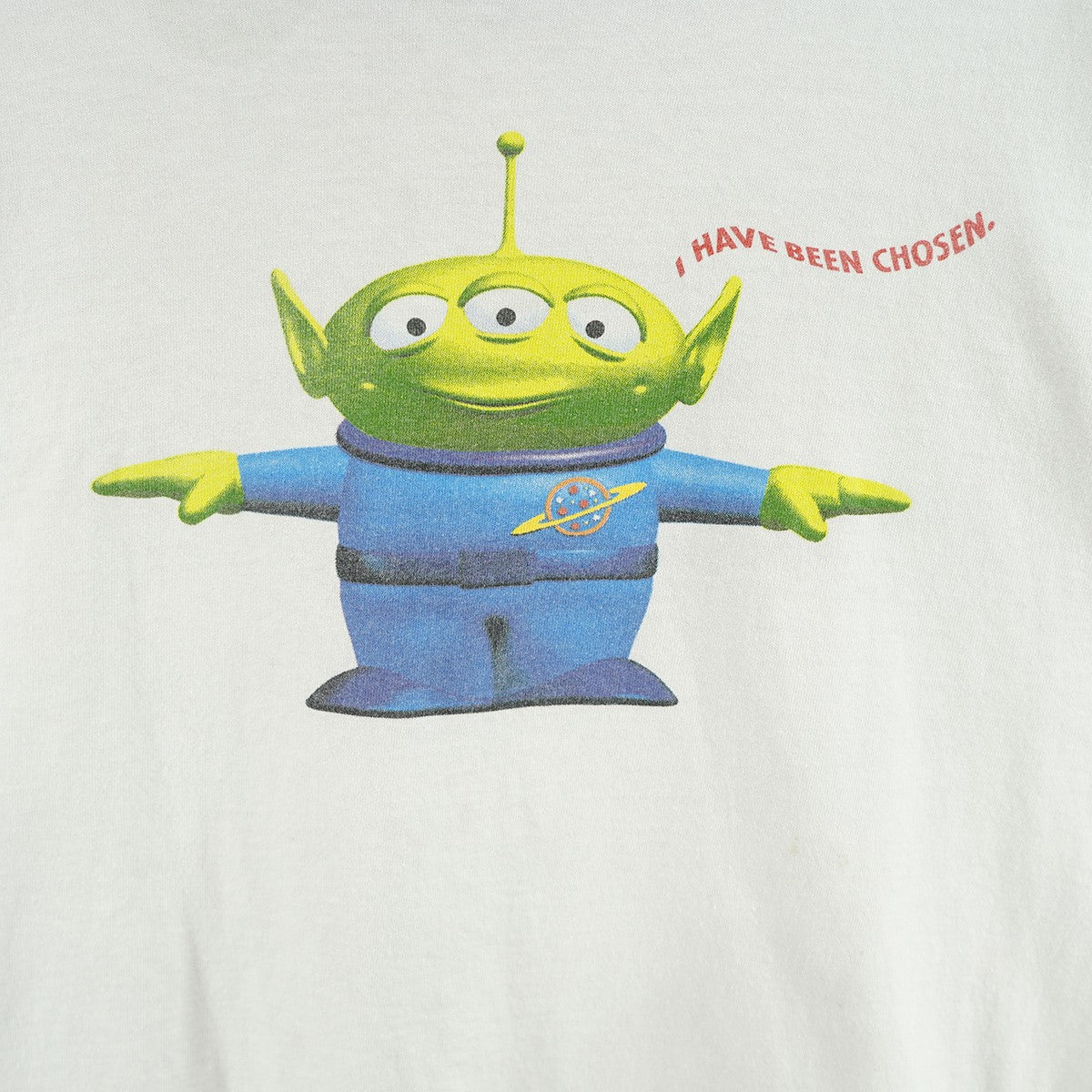 VINTAGE 90s TOY STORY Stanley Desantis トイストーリーリトルグリーンメン リンガー Tシャツ 古着・中古-2枚目のアイテム画像