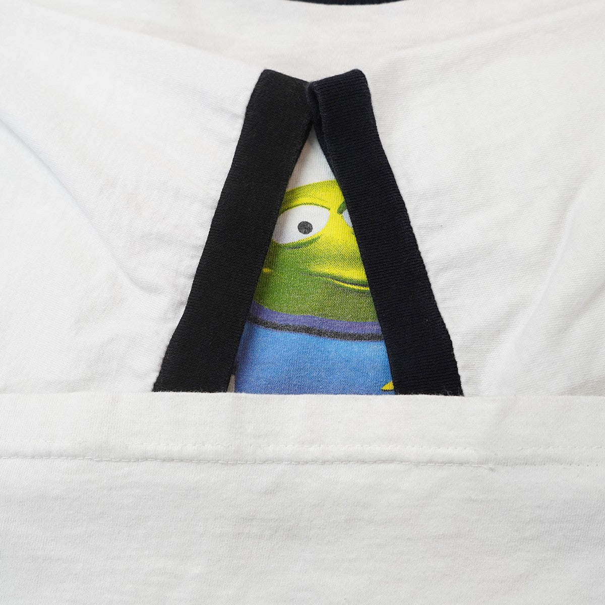 VINTAGE 90s TOY STORY Stanley Desantis トイストーリーリトルグリーンメン リンガー Tシャツ 古着・中古-4枚目のアイテム画像
