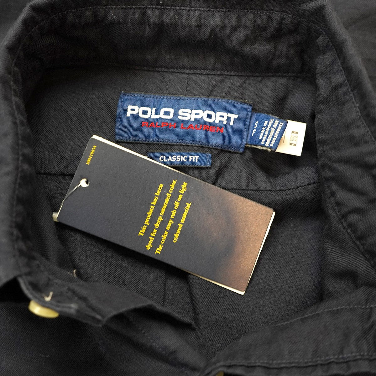 POLO SPORT 21SS Polo Sport Classic Fit Oxford Shirt復刻 ヘビーオックスフォード 星条旗 ロゴ刺繍 クラシック フィット 長袖 ボタン ダウン シャツ 古着・中古-6枚目のアイテム画像